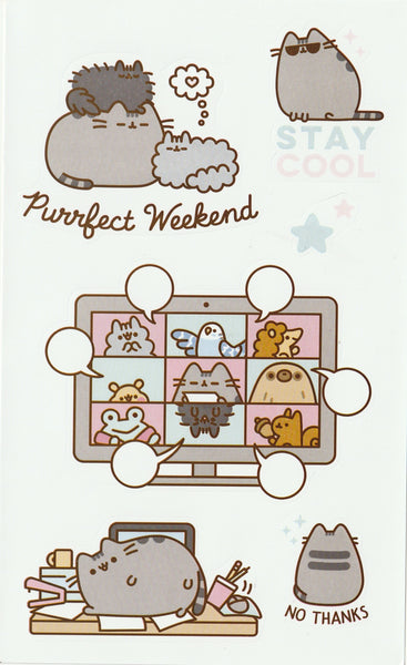 Pusheen Stickers - Purrfect Weekend